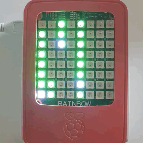 Rainbowhat matrix gif